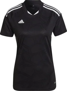 Koszulka damska adidas Condivo 22 Match Day czarno-biała HA3541-S - Bluzki damskie - miniaturka - grafika 1