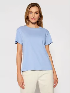 Koszulki i topy damskie - Marc O'Polo T-Shirt 102 2100 51117 Niebieski Loose Fit - grafika 1
