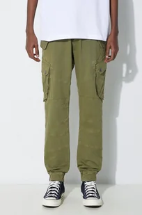 Alpha Industries spodnie Combat Pant LW męskie kolor zielony w fasonie cargo 126215 - Spodnie męskie - miniaturka - grafika 1