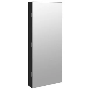 Szafka ścienna na biżuterię, z lustrem i LED, czarna Lumarko! - Szafki łazienkowe Szafka ścienna na biżuterię, z lustrem i LED, czarna Lumarko! - Szafki łazienkowe - miniaturka - grafika 1