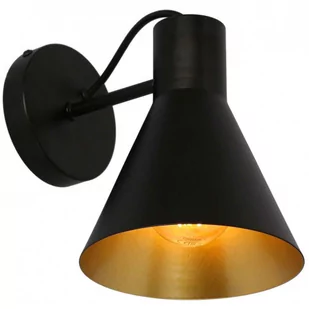 Czarny industrialny metalowy kinkiet - K105-Rago - Lampy ścienne - miniaturka - grafika 1