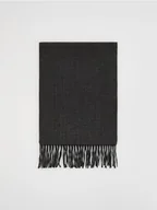 Czapki męskie - Reserved - Szalik z frędzlami - ciemnoszary - miniaturka - grafika 1