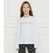 Bluzy dla dziewczynek - Patrizia Pepe Bluzka Regular Fit - miniaturka - grafika 1