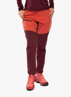Spodnie damskie Helly Hansen Vika Tur Pant - poppy red/hickory - Spodnie damskie - miniaturka - grafika 1
