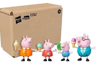 Figurki dla dzieci - Świnka Peppa Zestaw 4 Figurek z lodami Brown Box F3762 Hasbro - miniaturka - grafika 1