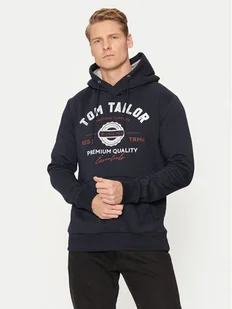 Tom Tailor Bluza 1043292 Niebieski Regular Fit - Bluzy męskie - miniaturka - grafika 1