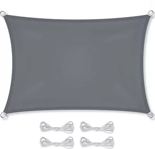 ŻAGIEL PRZECIWSŁONECZNY OGRODOWY WODOODPORNY 4X3M CIEMNY SZARY - Markizy ŻAGIEL PRZECIWSŁONECZNY OGRODOWY WODOODPORNY 4X3M CIEMNY SZARY - Markizy - miniaturka - grafika 1