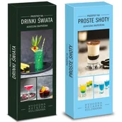 Napoje - PAKIET książek DRINKI ŚWIATA i PROSTE SHOTY - miniaturka - grafika 1