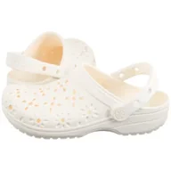 Klapki i japonki damskie - Klapki Classic Floral Cut Out Clog Chalk 210943-0WV (CR345-a) Crocs - miniaturka - grafika 1