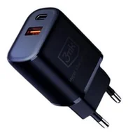 Ładowarki do telefonów - 3mk Hyper Charger 20W czarna - miniaturka - grafika 1