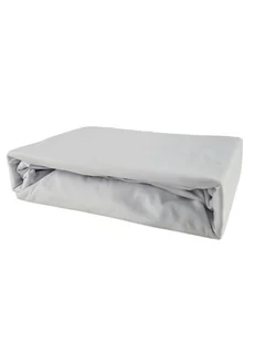 PRZEŚCIERADŁO Z GUMKĄ JERSEY BAWEŁNA PREMIUM BIAŁE 200x220 - Prześcieradła - miniaturka - grafika 1