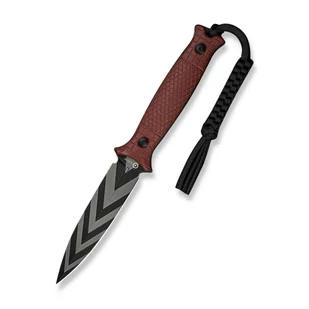 Nóż Civivi Perfrico Burgundy G10, Black/Gray Striped 14C28N (C23026-3) - Noże - miniaturka - grafika 1