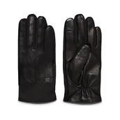 Rękawiczki - Calvin Klein Skórzane rękawiczki - miniaturka - grafika 1