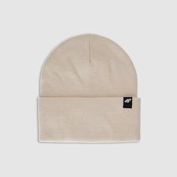 Czapka zimowa uniseks 4F 4FWAW25ACAPU674-12S Biały U
