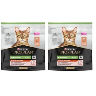 Mokra karma dla kotów sterylizowanych PURINA Pro Plan Sterilized z łososiem 400g + 400g (DLKPUIKAS0001) - Mokra karma dla kotów - miniaturka - grafika 1