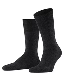 Falke męskie lotnisko plus skarpety - wełna merynosowa/mieszanka bawełny, szary (antracyt melange 3080), UK 5,5-6,5 (rozmiar producenta: 39-40), 1 para 14403 - Skarpetki damskie - miniaturka - grafika 1