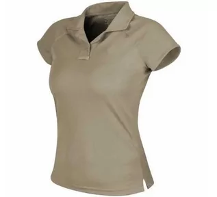 Koszulki i topy damskie - Koszulka Polo damska Helikon-Tex UTL TopCool Lite - Beżowa - grafika 1