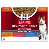 Mokra karma dla kotów - Hill's Science Plan Healthy Cuisine Sterilised Cat Ragout Wielopak 24x80 g - miniaturka - grafika 1