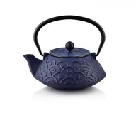 Czajniki na gaz - Lumarko Lumarko Alor dark blue&black dzbanek żeliwny 0,8l HTXA9566-CX Mondex - miniaturka - grafika 1
