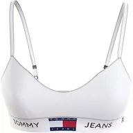 Biustonosze - Tommy Jeans Biustonosze push-up damskie, biały, M - miniaturka - grafika 1