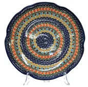 Dekoratorstwo - Ceramiczny talerz obiadowy 27,5 cm Ceramika Bolesławiec - miniaturka - grafika 1