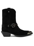 Botki damskie - PINKO Kowbojki Tex 08 SD0197P002 Czarny - miniaturka - grafika 1