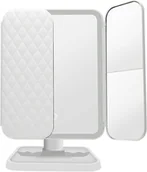 Lusterka do makijażu - Lusterko Kosmetyczne Podświetlane Led Rozkładane Lustro Do Makijażu Premium - miniaturka - grafika 1