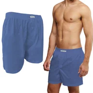 Majtki męskie - BOKSERKI MĘSKIE MAJTKI BAWEŁNIANE LUŹNE POLSKI PRODUCENT SZORTY DO SPANIA GŁADKIE BEZ WZORU KLASYCZNE XXL - miniaturka - grafika 1