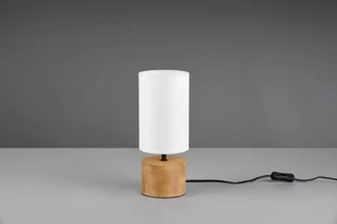 Woody lampa stołowa 1-punktowa biała/drewno naturalne R50171930 - Lampy stojące - miniaturka - grafika 1