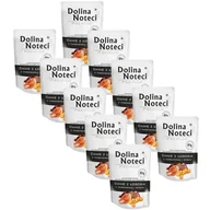 Mokra karma dla psów - DOLINA NOTECI Danie z łososia z marchewką i ryżem 10x100g-karma mokra dla psa - miniaturka - grafika 1