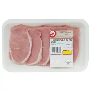 Auchan - Schab wieprzowy bez kości sznycle - Mięso świeże i mrożone - miniaturka - grafika 1