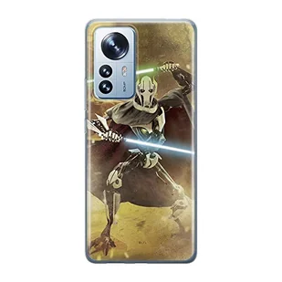 ERT GROUP etui na telefon Xiaomi 12 PRO, case oryginalny i oficjalnie licencjonowany przez Star Wars, wzór Grievous 001, optymalnie dopasowane, plecki z TPU - Etui i futerały do telefonów - miniaturka - grafika 1