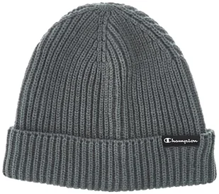 Champion Unisex_dorosły dziany mały skrypt logo czapka beanie czapka, ołowowa szara, jeden rozmiar - Czapki damskie - miniaturka - grafika 1