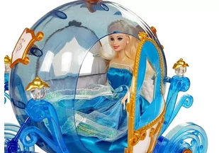 Zestaw Lalka w Karocy Koń do Czesania Niebieska - Mały naukowiec - miniaturka - grafika 4