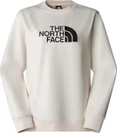 Bluzy damskie - THE NORTH FACE Bluza damska Drew Peak Crew, White Dune, S - miniaturka - grafika 1