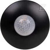 Czujniki ruchu i zmierzchu - Pasywny sufitowy czujnik ruchu 360 stopni 24V DR-06B czarny z detekcją promieniowania podczerwonego - miniaturka - grafika 1