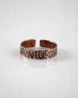 Moda i Uroda OUTLET - Lawa - miedziana obrączka - różne rozmiary - miniaturka - grafika 1