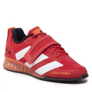 Buty sportowe damskie - Buty adidas - adipower Weightlifting III GY8924 Vivid Red/Cloud White/Impact Orange - grafika 1