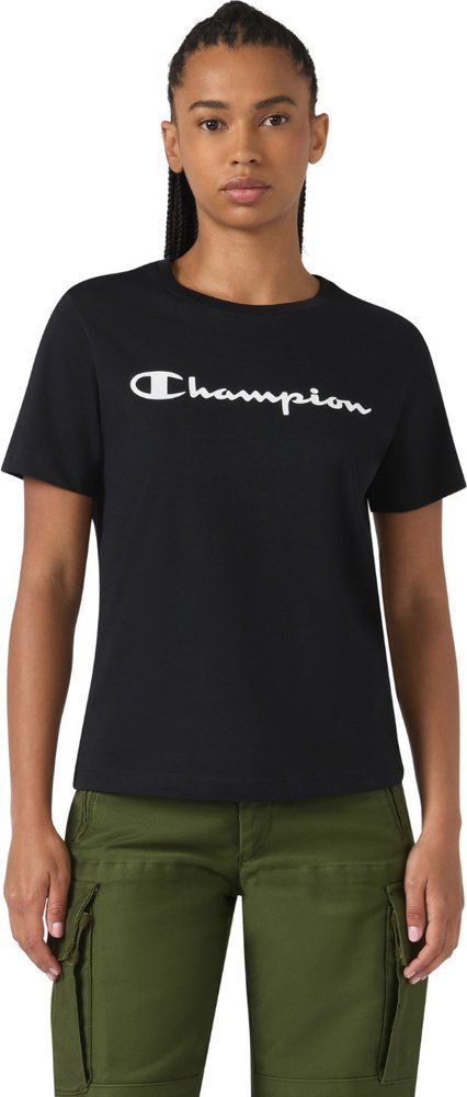 Champion Koszulka damska Champion Short Sleeve czarna 118428 KK001 2XL
