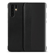 Etui i futerały do telefonów - Sleep Case pokrowiec etui z klapką typu Smart Cover Huawei P30 Pro czarny - miniaturka - grafika 1