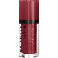 Szminki - Bourjois, Rouge Edition Velvet Mat, pomadka 24 Dark Cherie, 6,7 ml - miniaturka - grafika 1