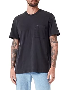 Koszulki męskie - Lee Męski t-shirt z kieszeniami, Washed Black, rozmiar S, Washed Black, S - grafika 1