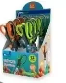 Nożyczki dla dzieci - Nożyczki biurkowe z elastycznym uchwytem (12szt) - Penword - miniaturka - grafika 1