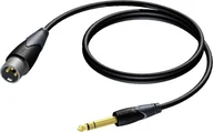 Kable komputerowe i do monitorów - Kabel Procab Jack 6.3mm - XLR 1.5m czarny CLA724/1.5 - miniaturka - grafika 1