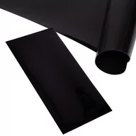 Wykładziny - Podkładka na biurko 90x45x0,1cm mata pod krzesło, fotel biurowy czarna - miniaturka - grafika 1