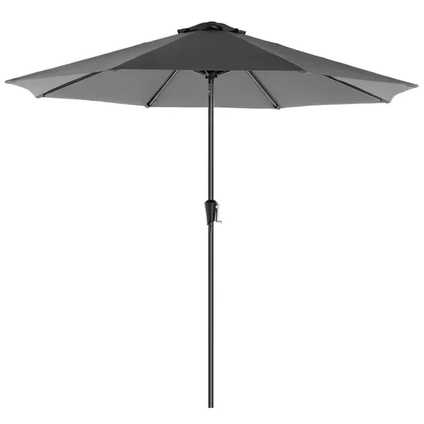 Parasol Ogrodowy Plażowy Tarasowy szary 300 x 240 cm