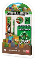 Zestawy piśmiennicze - Zestaw piśmienniczy Minecraft, 5 elementów - miniaturka - grafika 1