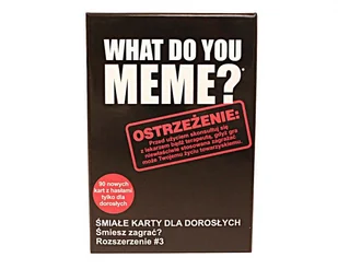 Gra What Do You Meme Śmiałe karty dla dorosłych - gra - Gry planszowe - miniaturka - grafika 1