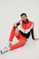 Dresy męskie - adidas dres męski kolor pomarańczowy - miniaturka - grafika 1