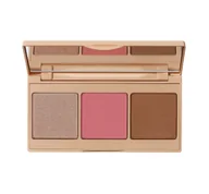 Bronzery i konturowanie twarzy - Paese Cotton Delight paleta do konturowania 01 Pink 9g - miniaturka - grafika 1